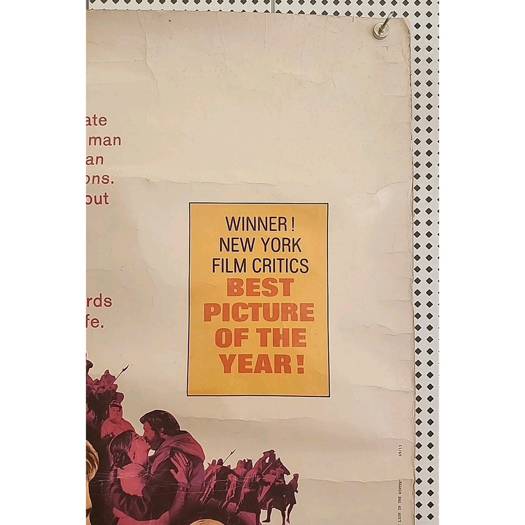 The Lion In Winter Movie Poster 27x40