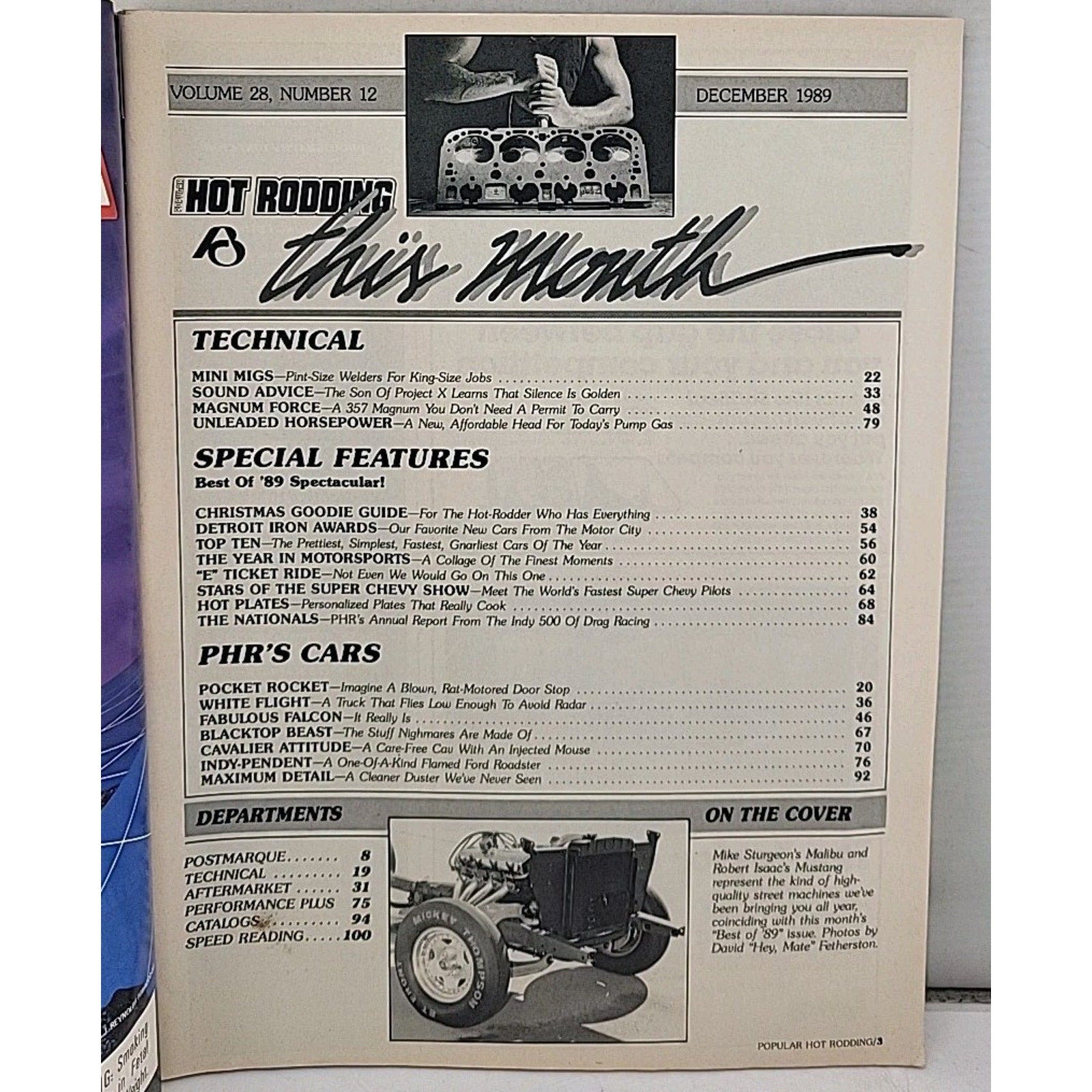 Popular Hot Rodding Magazine - December 1989 - Volume 28 Number 12