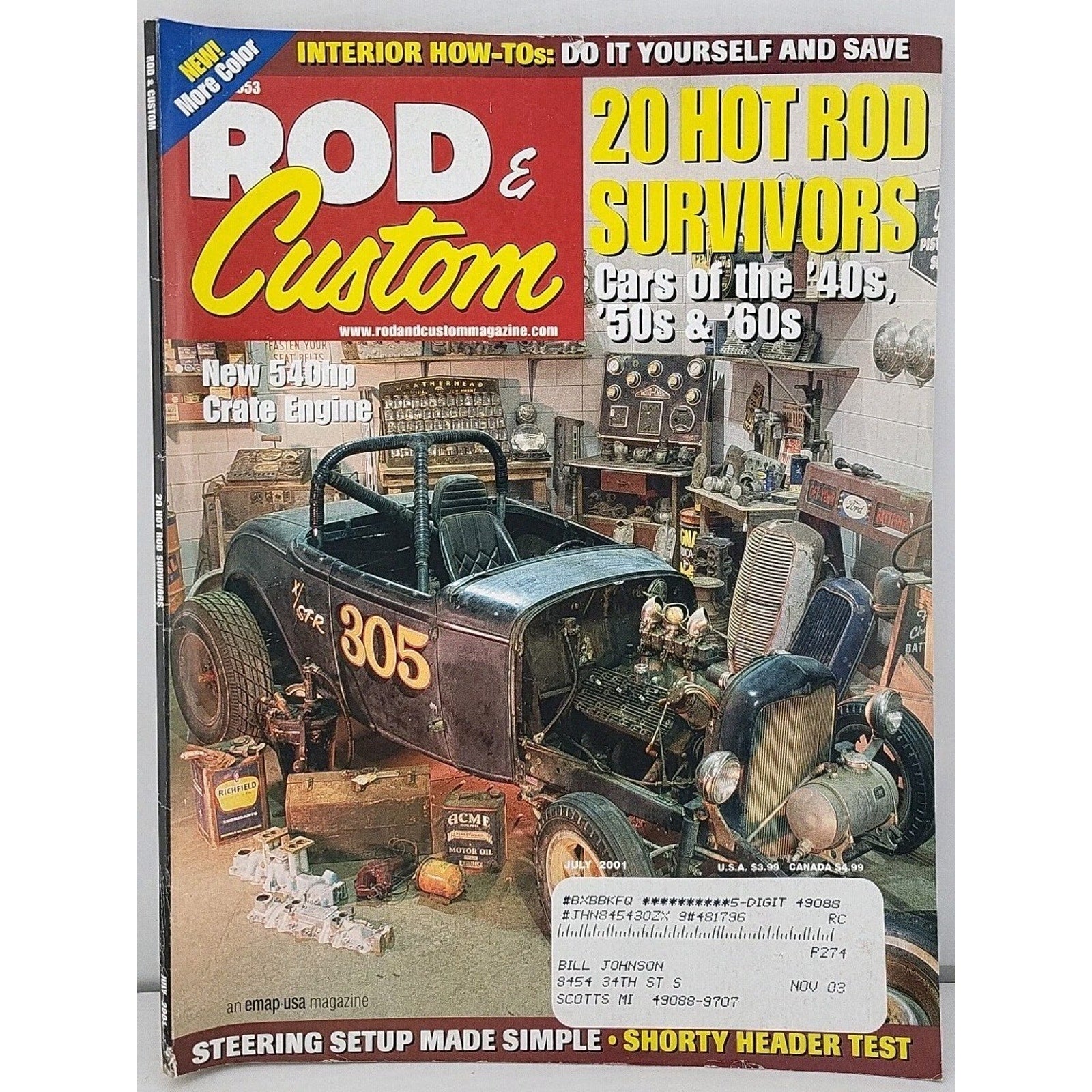Rod & Custom Magazine - July 2001 - Volume 35 Number 7