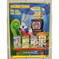 1991 Looney Tunes Bugs Bunny Warner Home Video Store Promo Poster 18x24