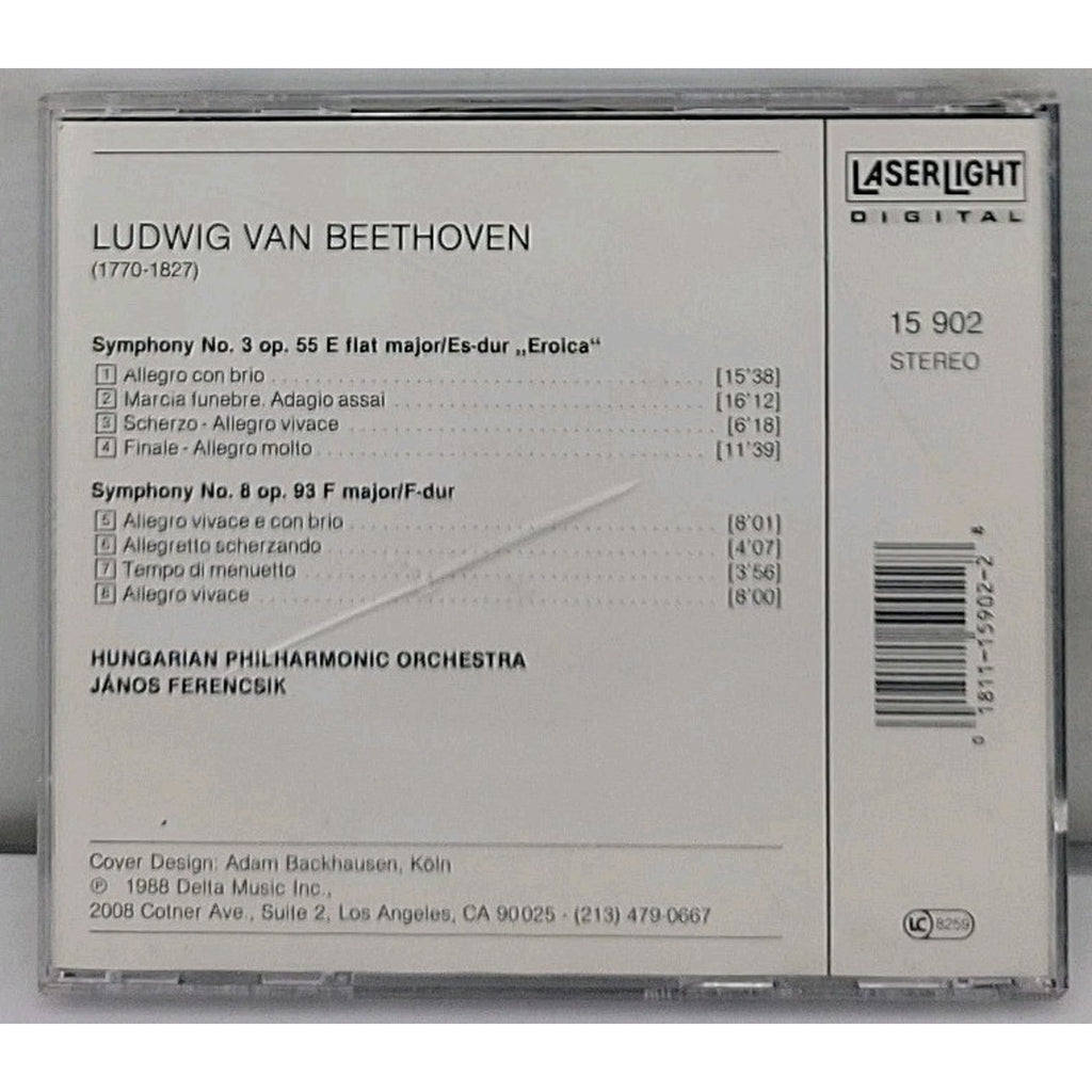 Sym 3/8 by Ludwig van Beethoven (CD, 1990)