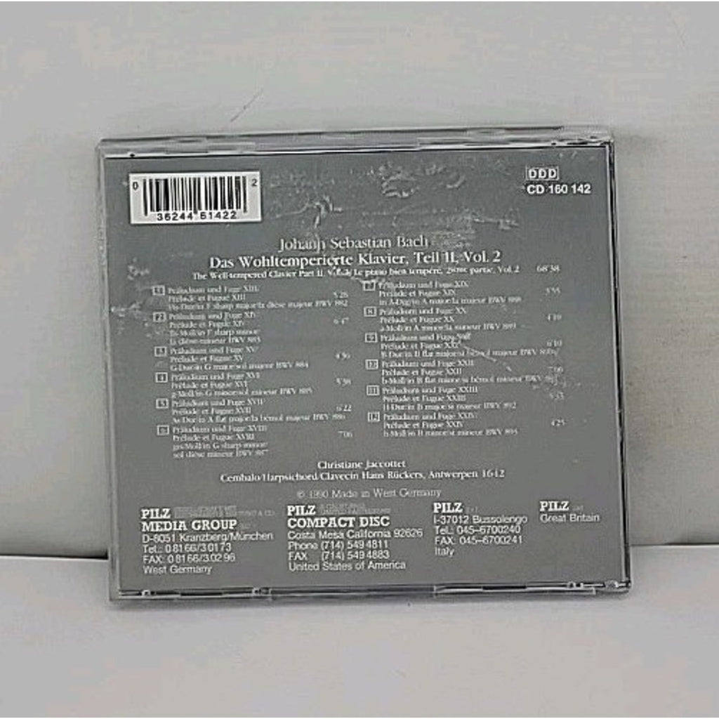 Vienna Master Series Johann Sebastian Bach Das Wohltemperierte Klavier (CD)
