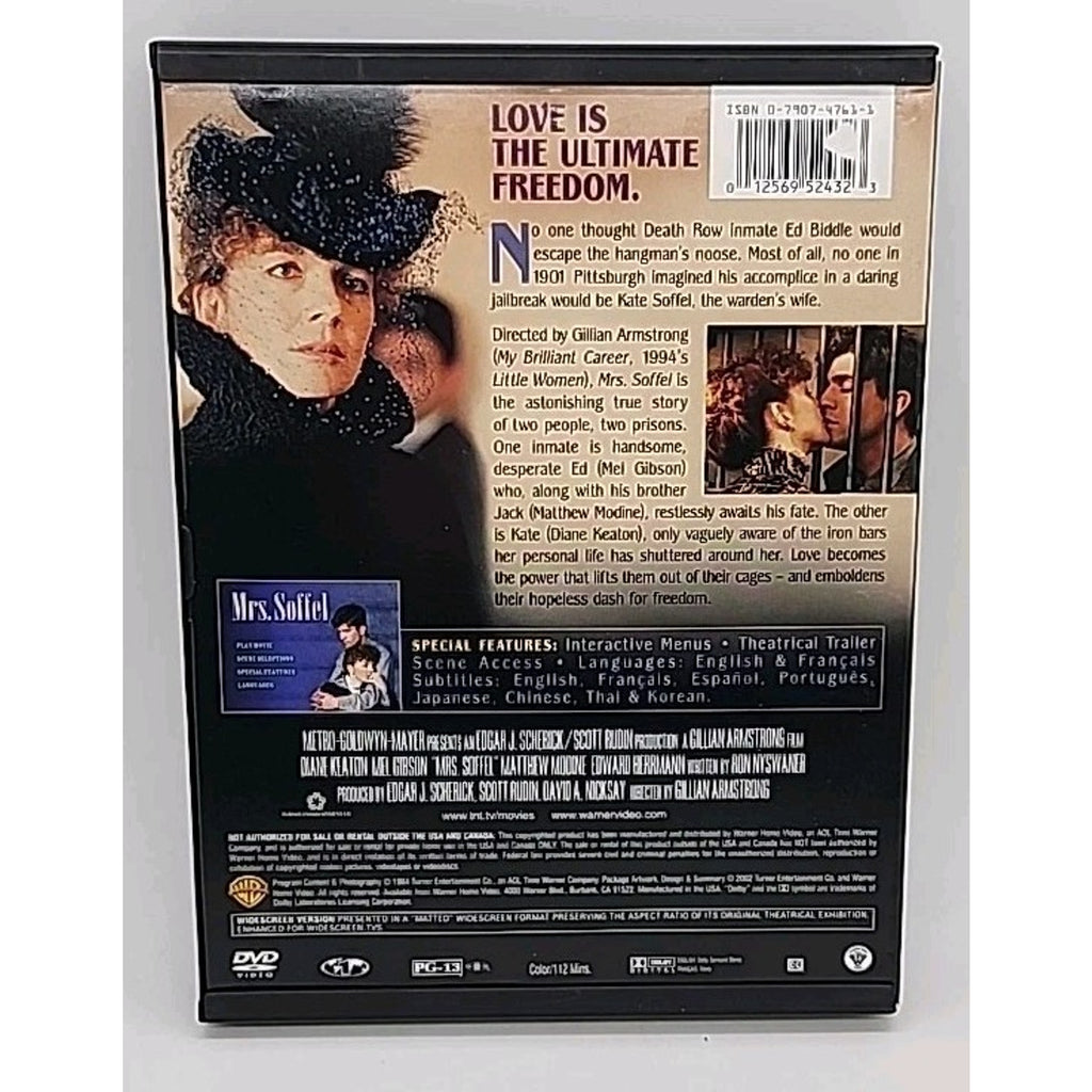 Mrs. Soffel (DVD, 1984)
