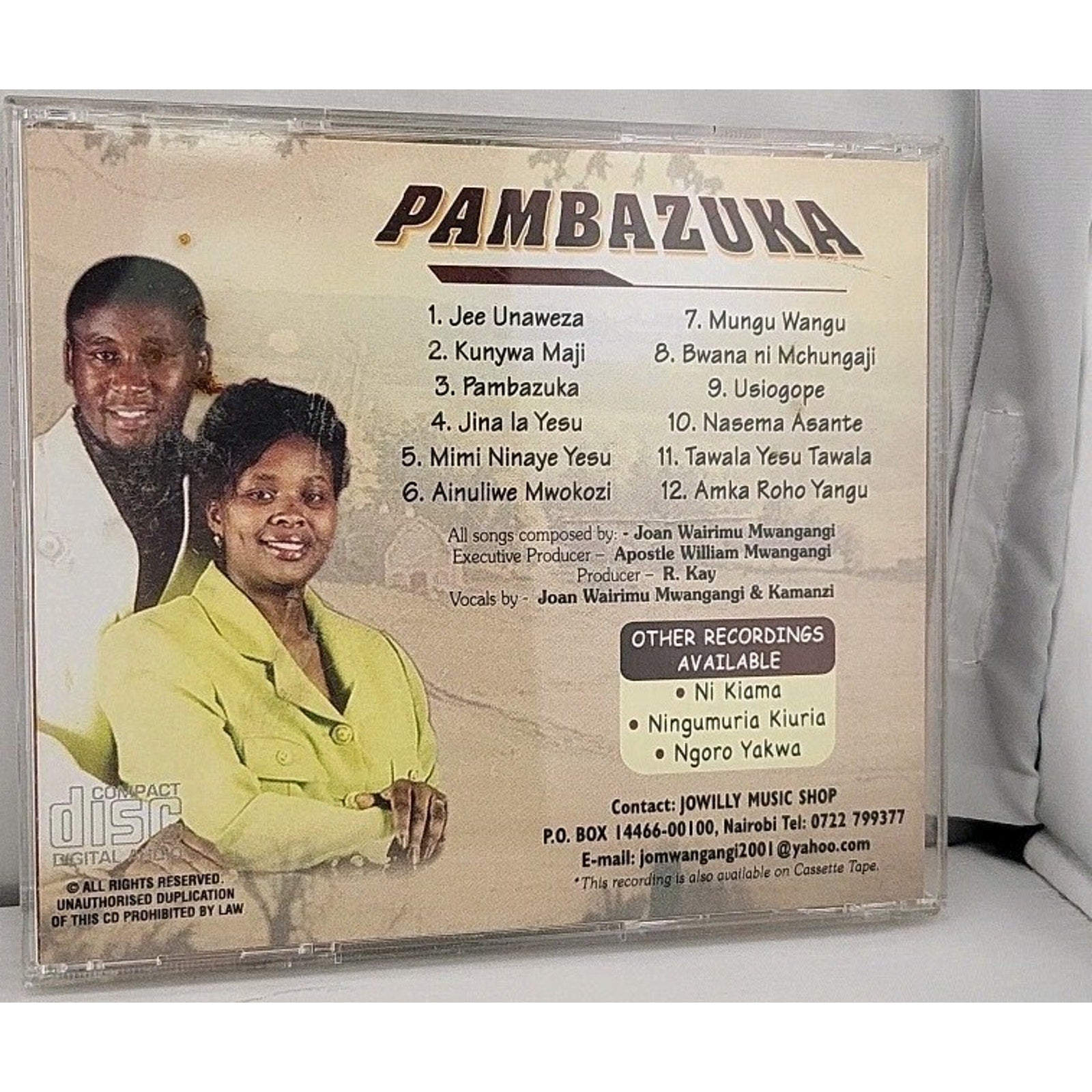 Pambazuka - Joan Wairimu Mwangangi CD