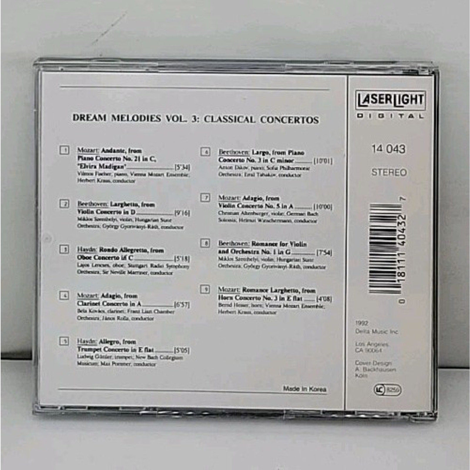 Dream Melodies Vol. 1-5 by Various (CD, 1992)