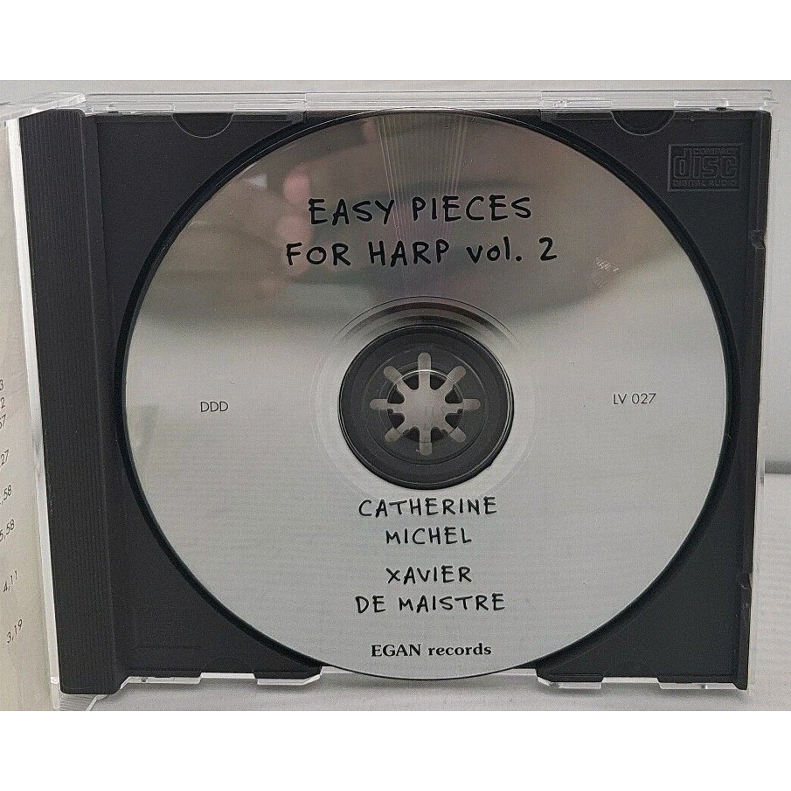 Easy Pieces for Harp Vol 2 by Catherine Michel & Xavier De Maistre (CD 1999)