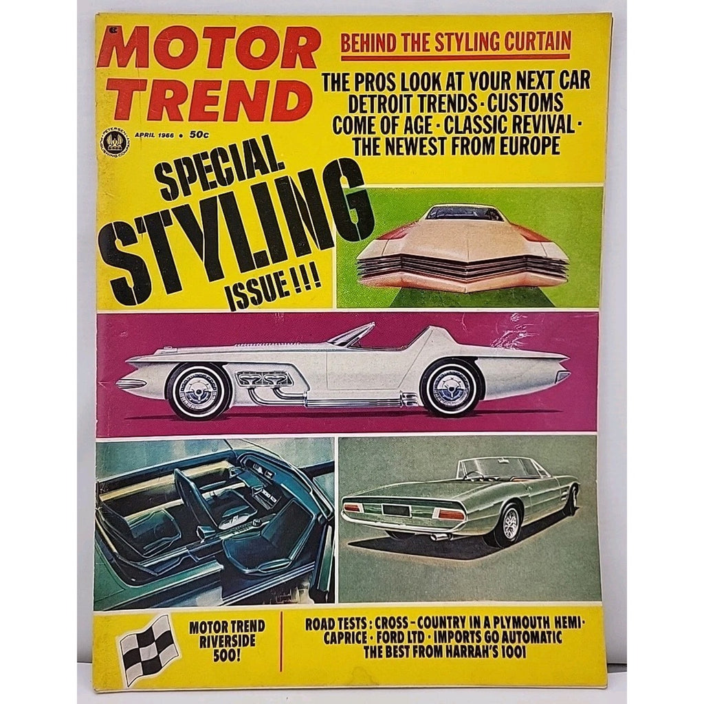 Motor Trend Magazine April 1966 Vol. 18 No. 4