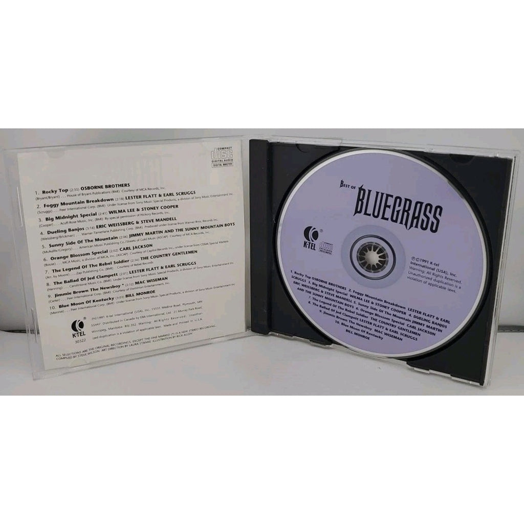 The Best of Bluegrass [K-tel] by Various Artists (CD, Nov-1991, K-Tel...