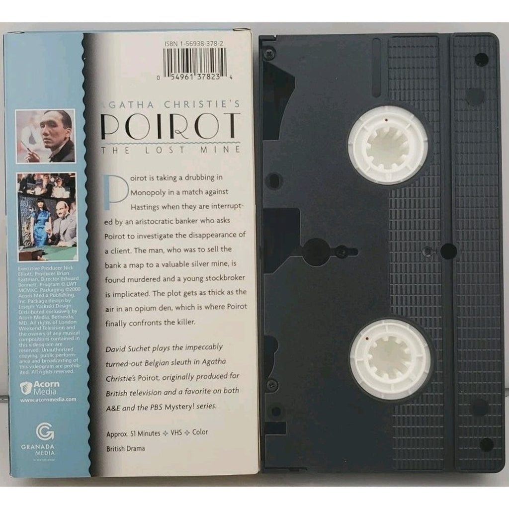 Agatha Christies Poirot - Volume 1 (VHS, 2000, 3-Tape Set)
