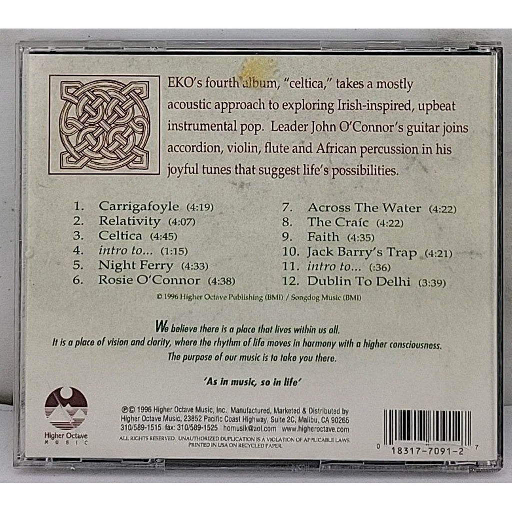 Celtica by Eko {CD 1996 Higher Octave Music}