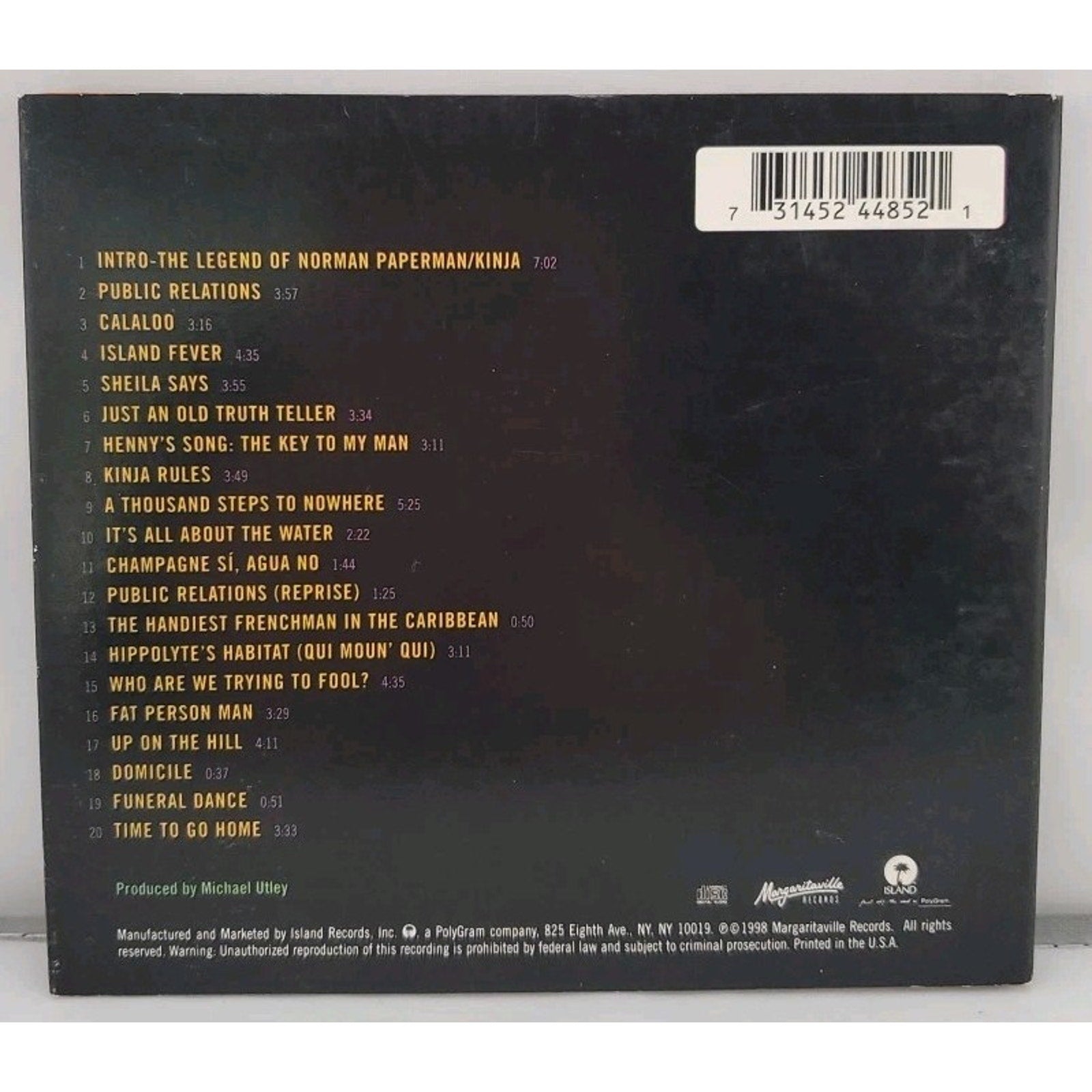 Don't Stop the Carnival by Jimmy Buffett (CD, 1998)