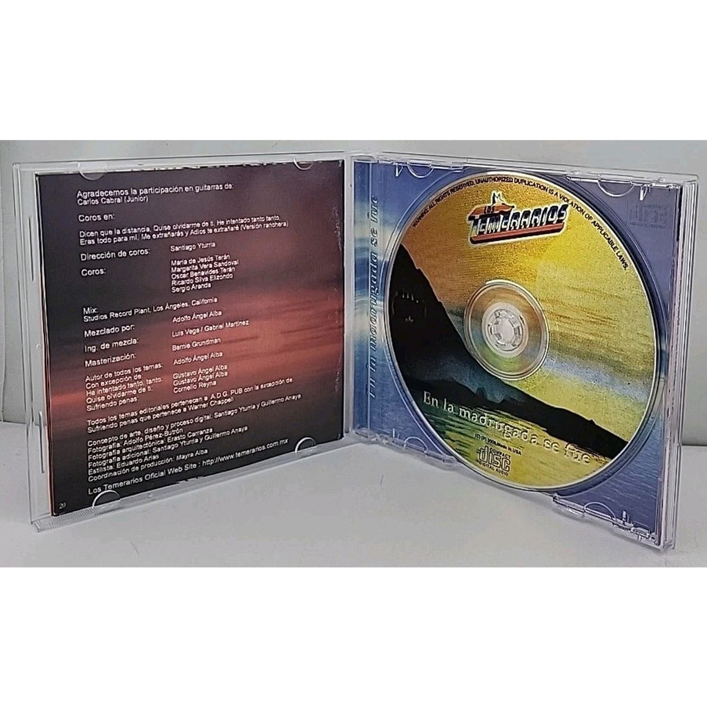 Los Temerarios - En La Madrugada Se Fue - CD