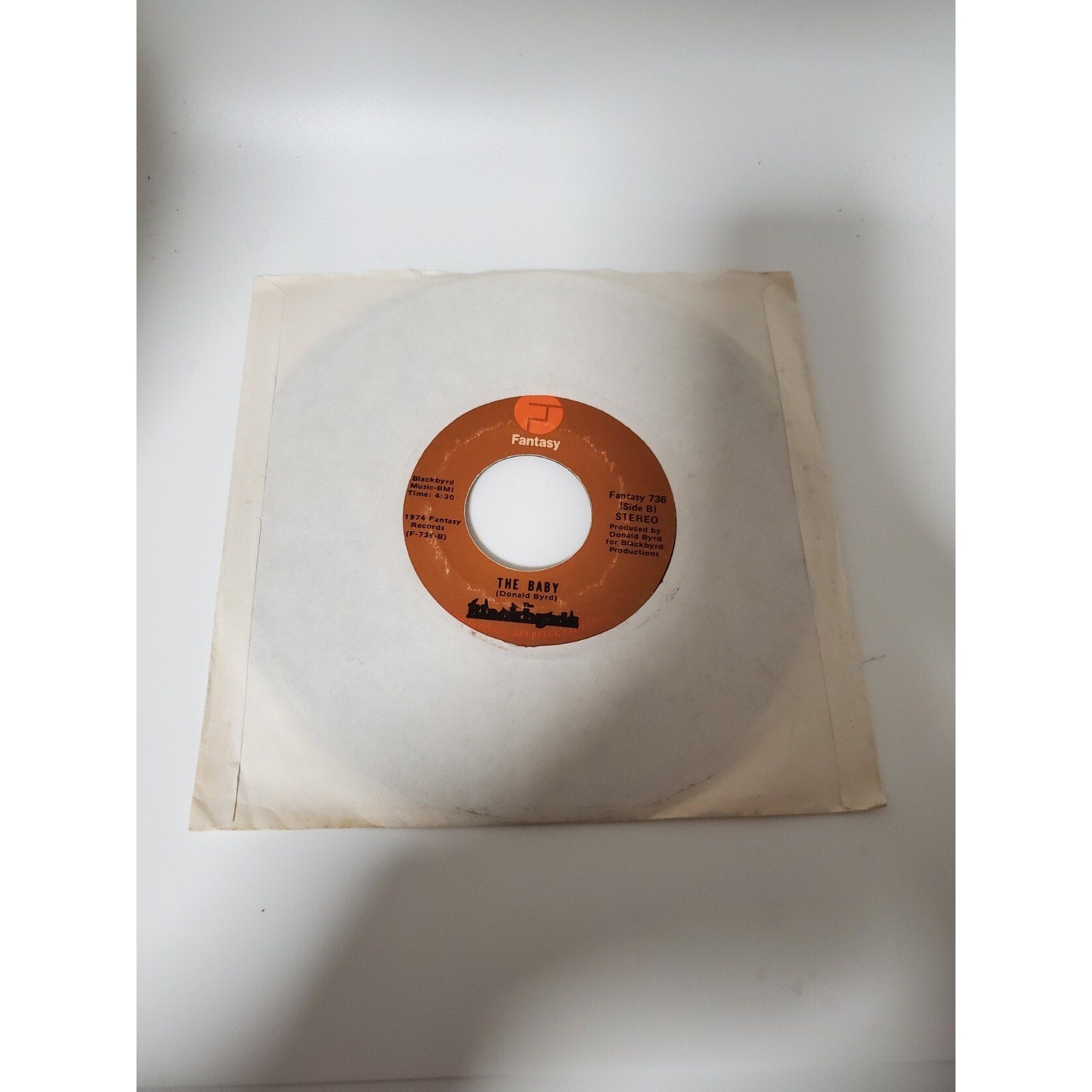 Donald Byrd - The Baby - 45RPM Record - Singles