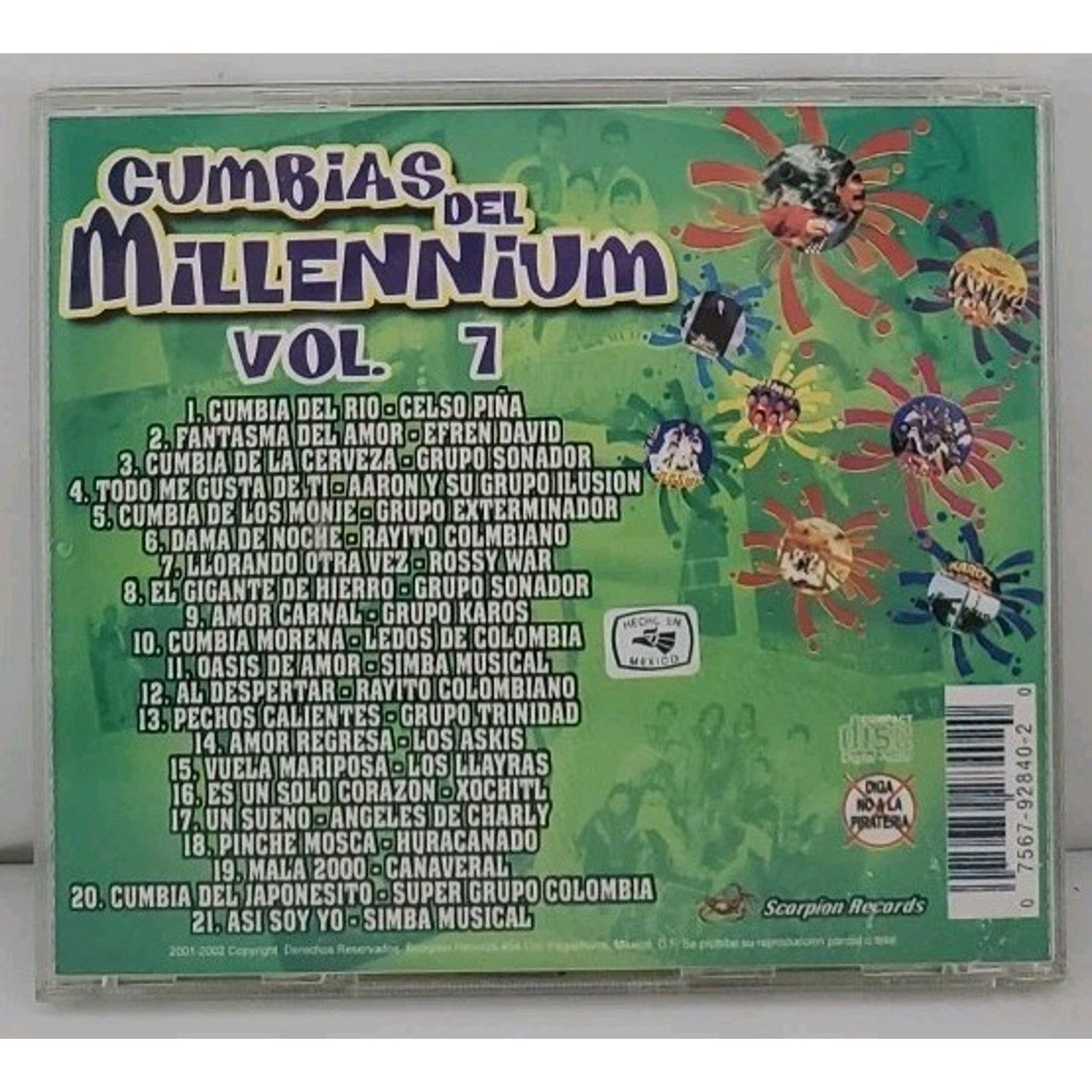 Cumbias Del Millennium Vol 7 CD