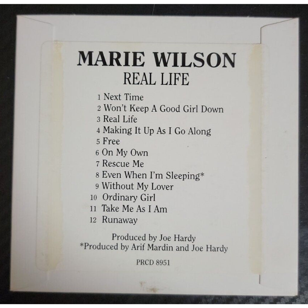Marie Wilson Real Life CD - Promo