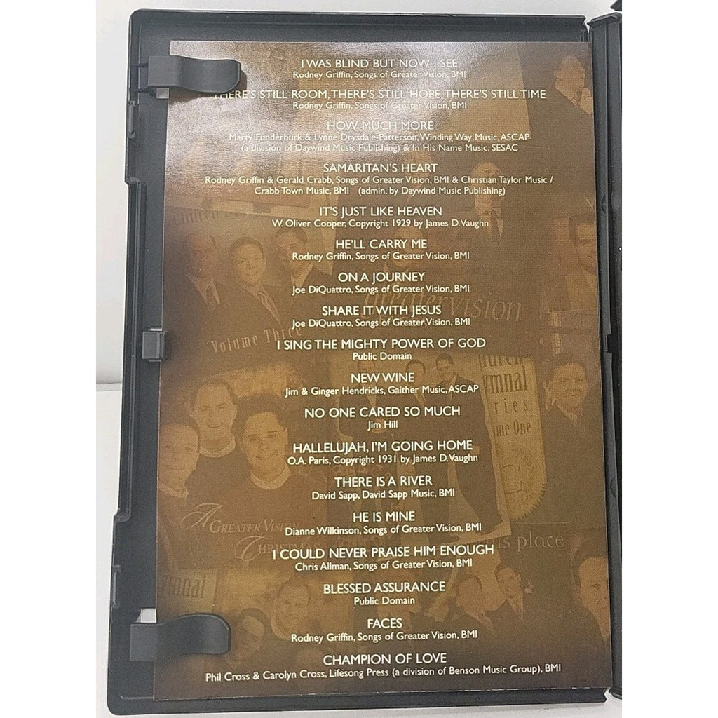 Greater Vision: Now & Then 15 Years of faces (DVD), Gospel - Live