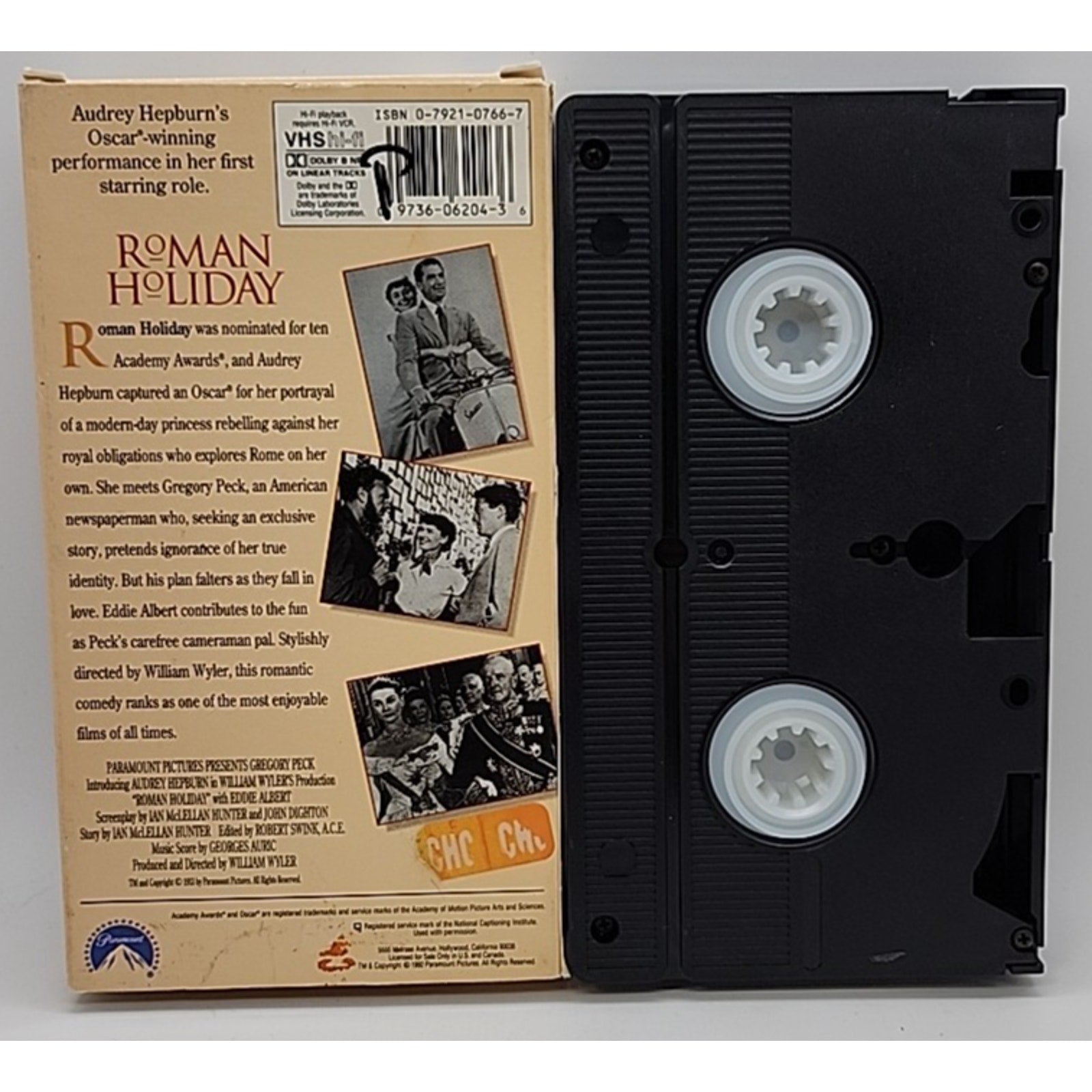 Roman Holiday (VHS, 1953)