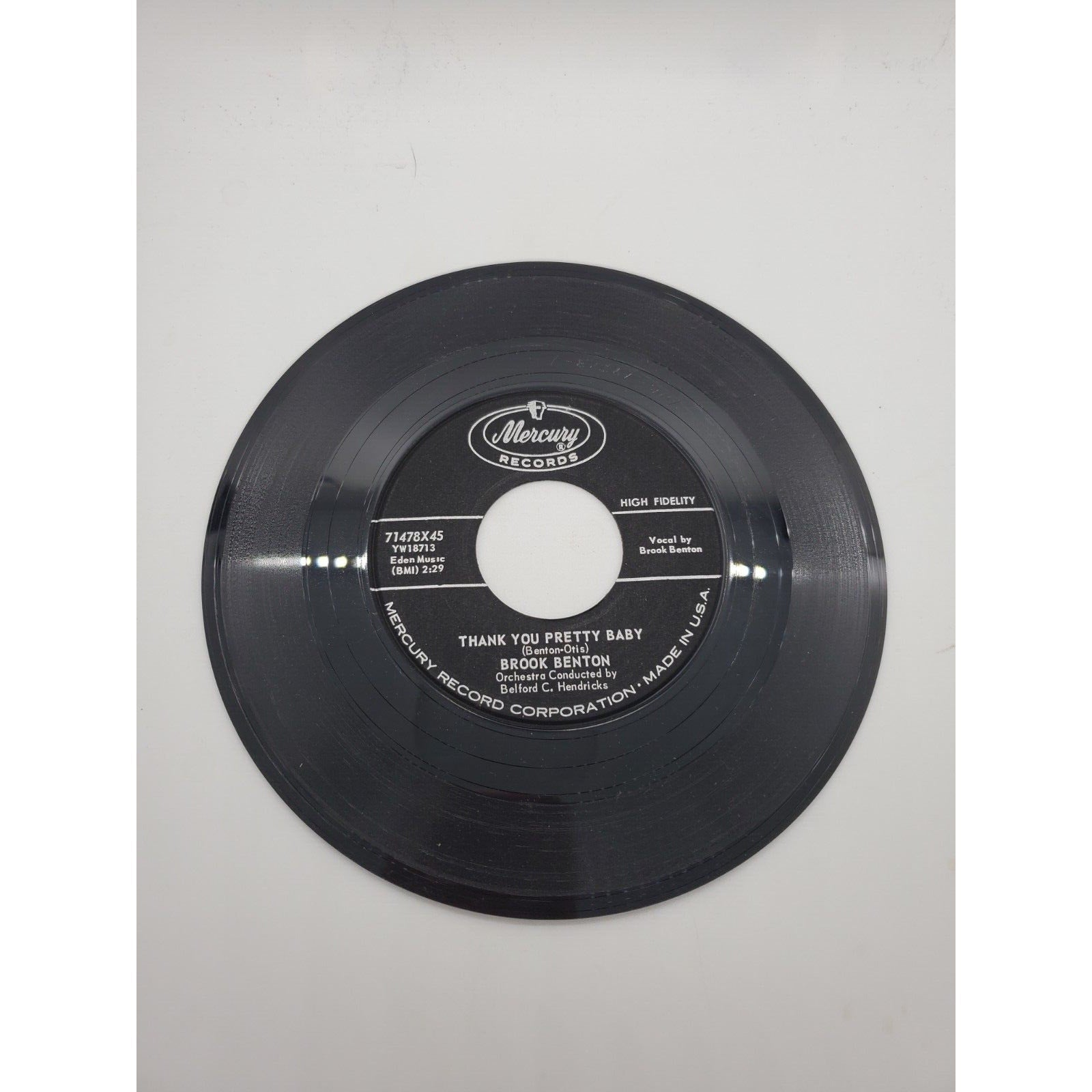 Brook Benton - Thank You Pretty Baby/With All Of My Heart