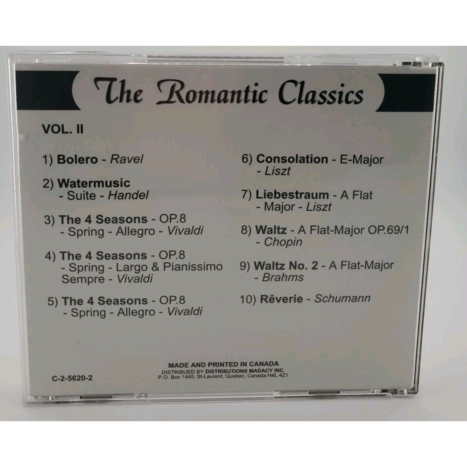 The Romantic Classics Vol. II (CD)