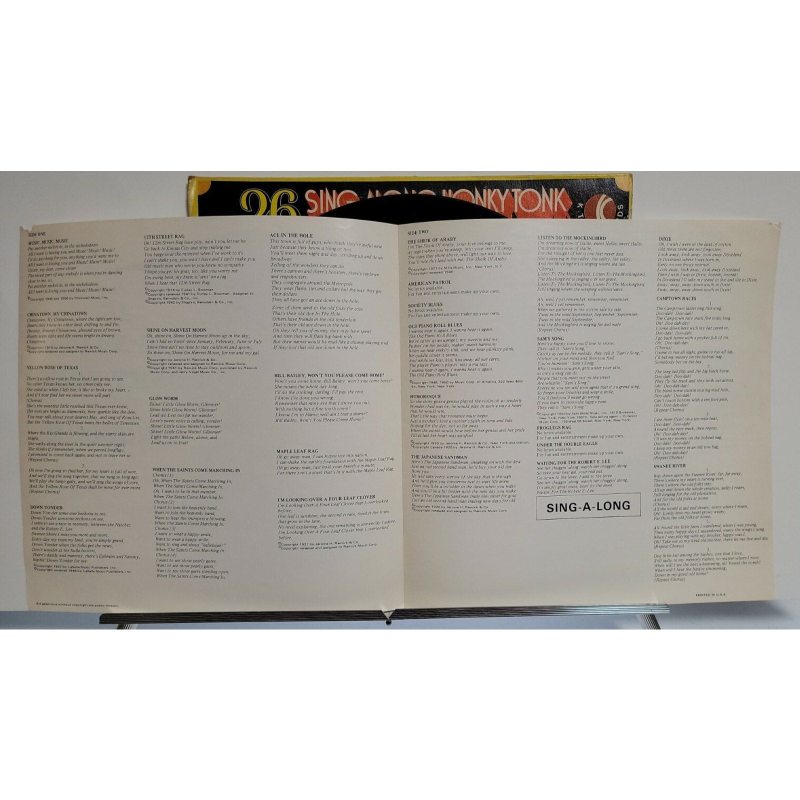 Various – 26 Non Stop Sing Along Honky Tonk (Vol. 1)