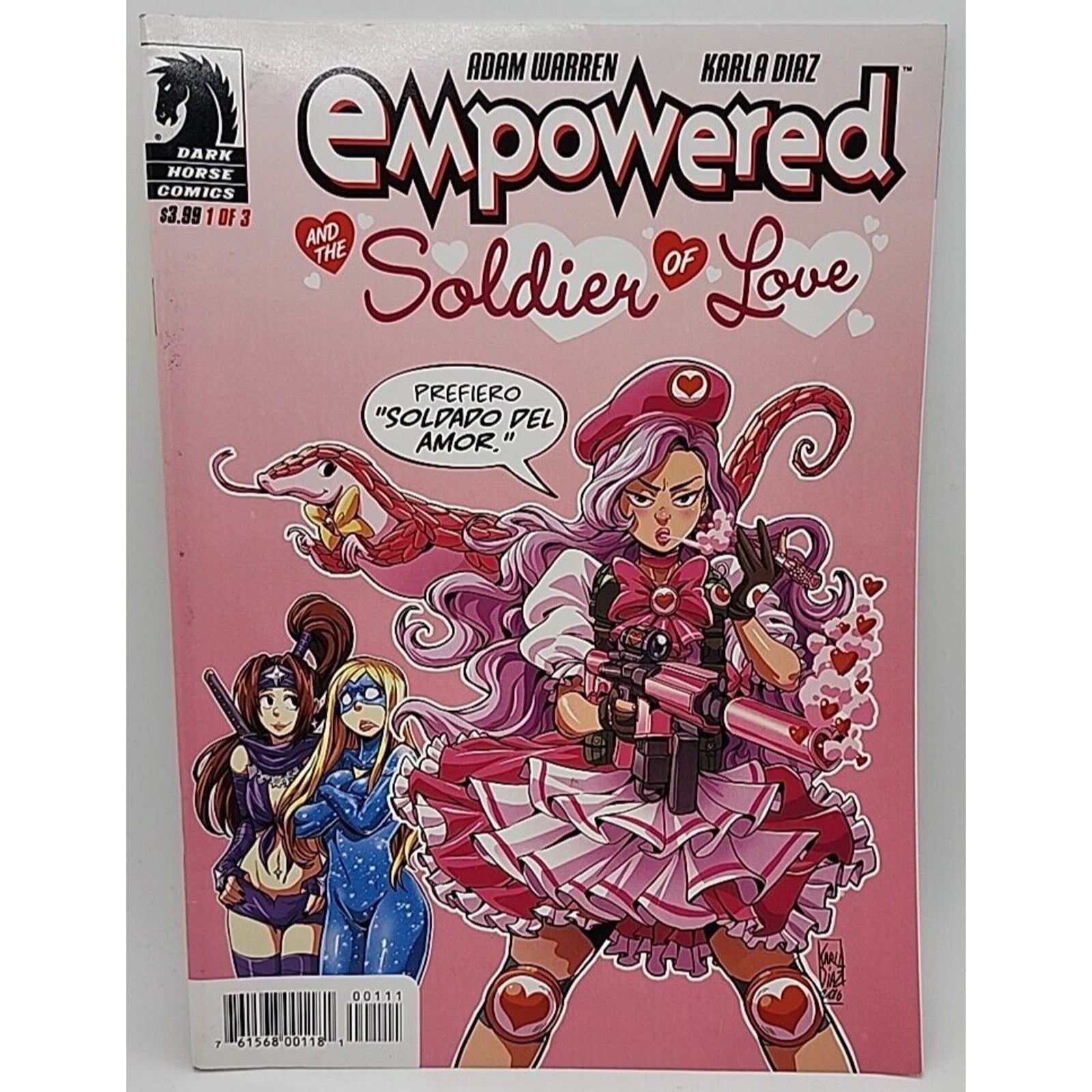 Empowered and the Soldier of Love, Comics 1 by A. Warren & K. Diaz