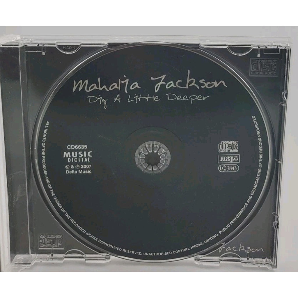 DIGA Little Deeper by Mahalia Jackson (CD, 2011)