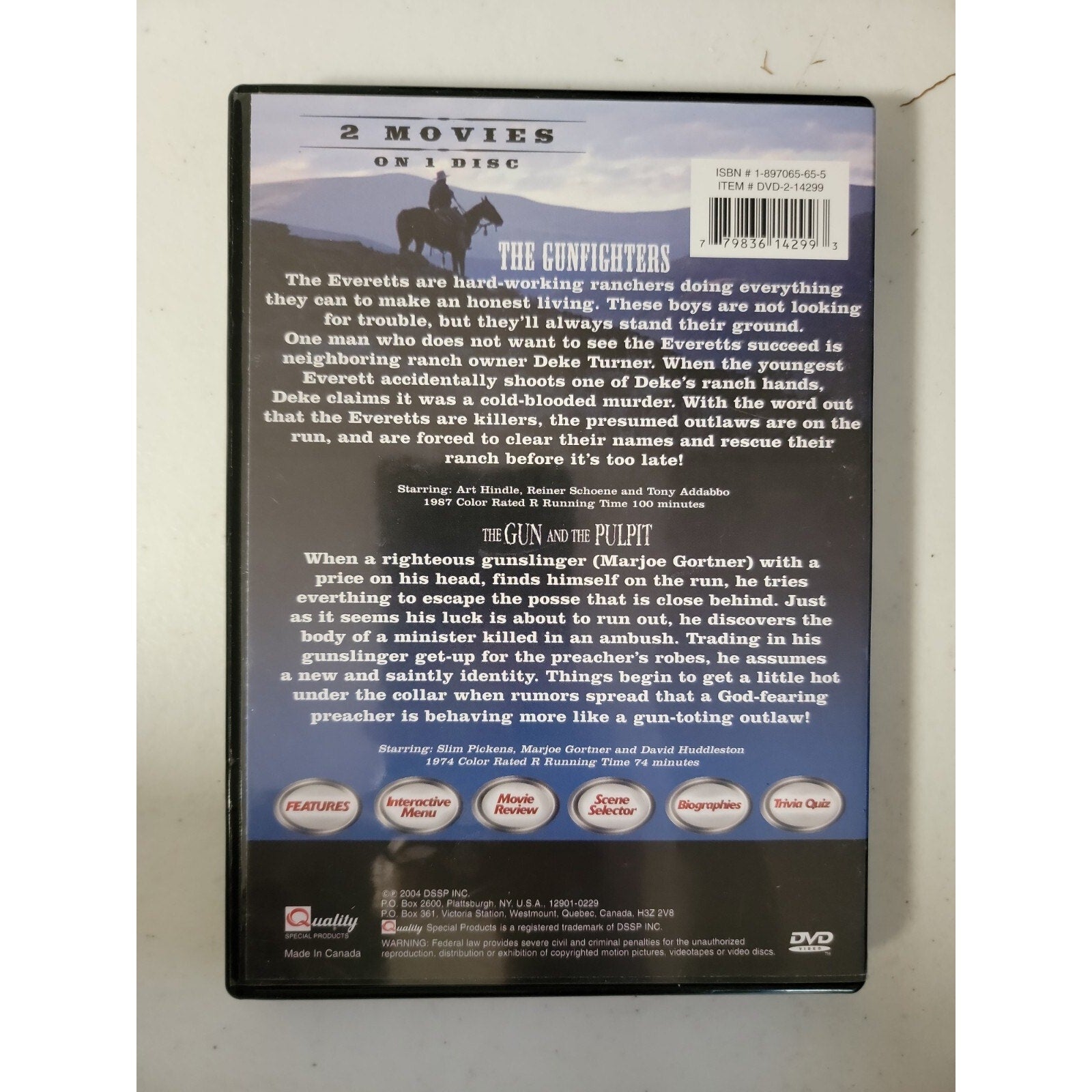 The Gunfighters / The Gun And The Pulpit (DVD)