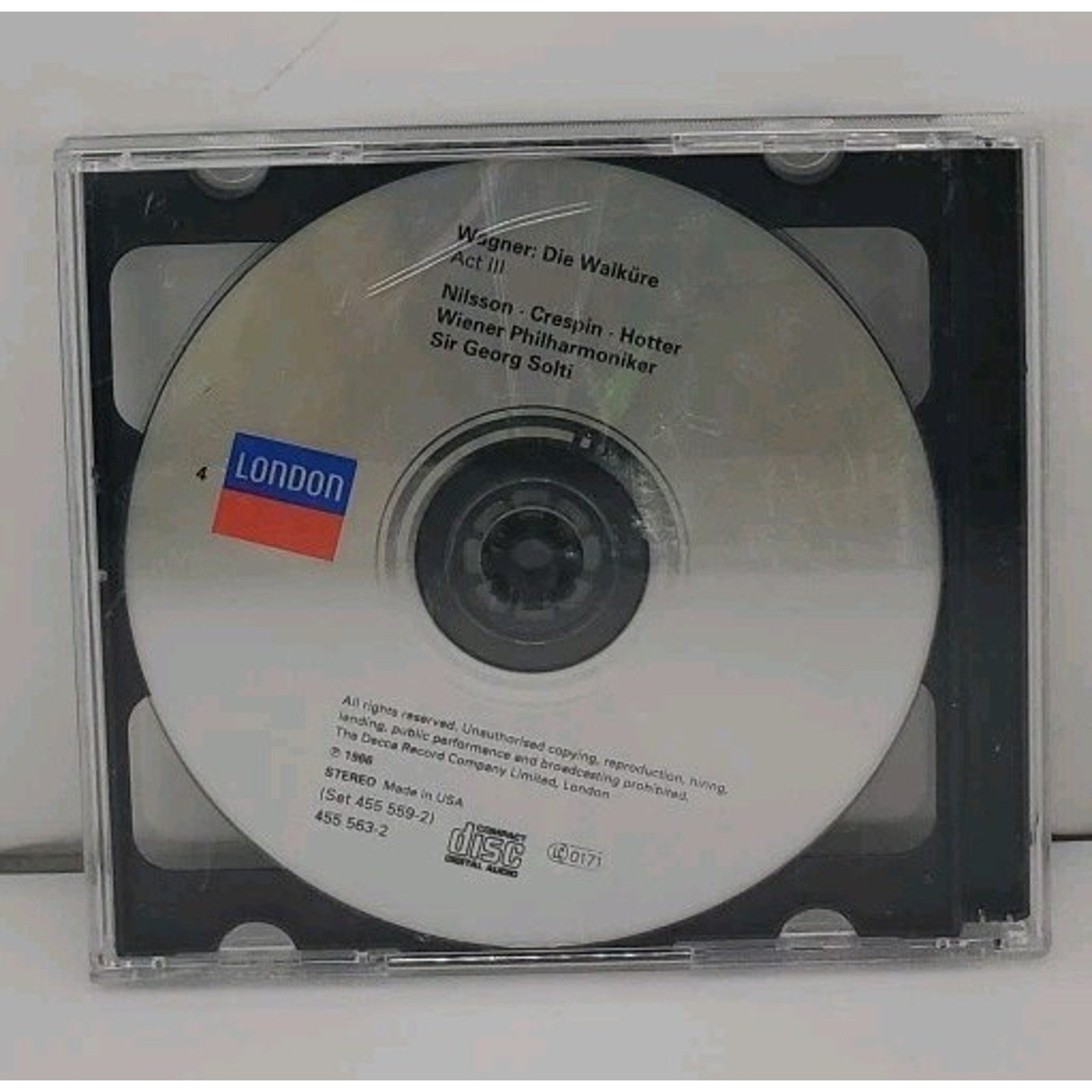 Wagner Die Walkure Act II: Scenes 4 & 5 - Wagner Die Walkure Act III 2 CDs