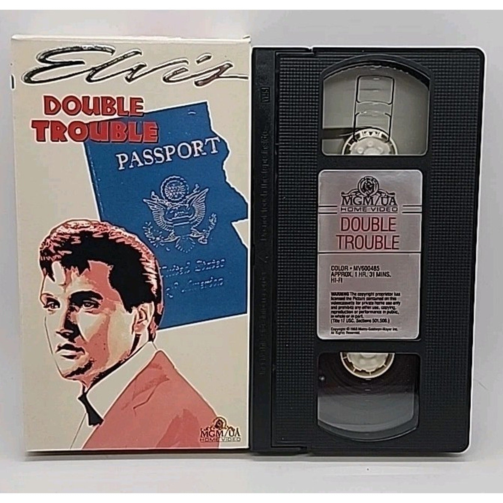 Elvis Double Trouble (VHS, 1992)