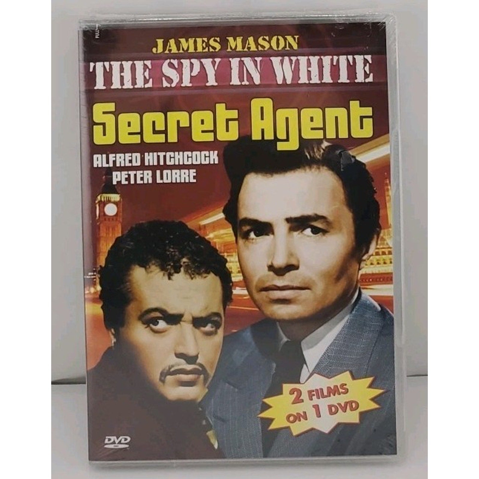 Double Feature: The Spy in White / Secret Agent (DVD, 2005) *Brand New*