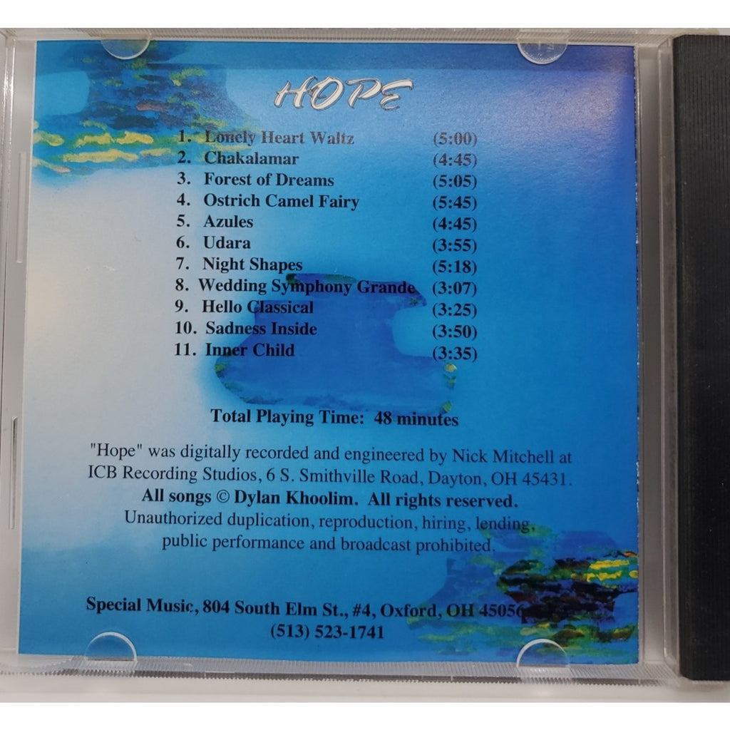 Hope Dylan Khoolim (CD)