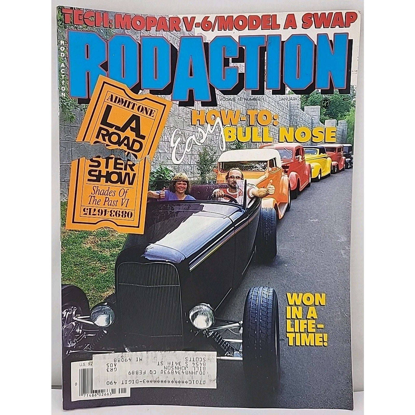 Rod Action Magazine January 1989 Volume 18 Number 1
