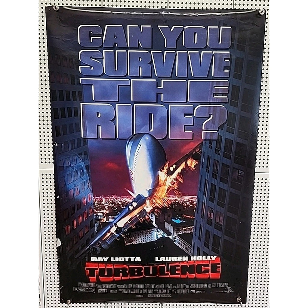 Turbulence 1997 Double Sided Original Movie Theater Poster 27" x 40"