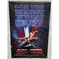 Turbulence 1997 Double Sided Original Movie Theater Poster 27" x 40"