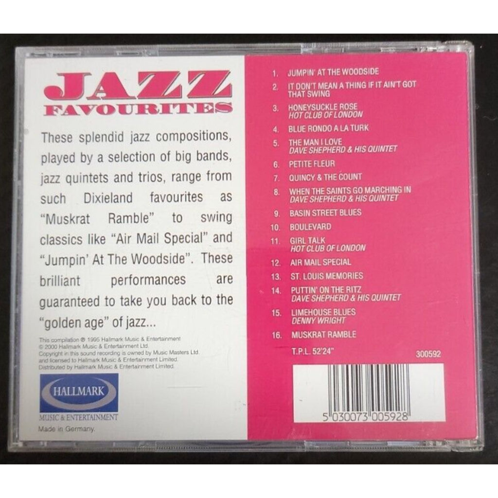 Various Jazz Favorites (CD)