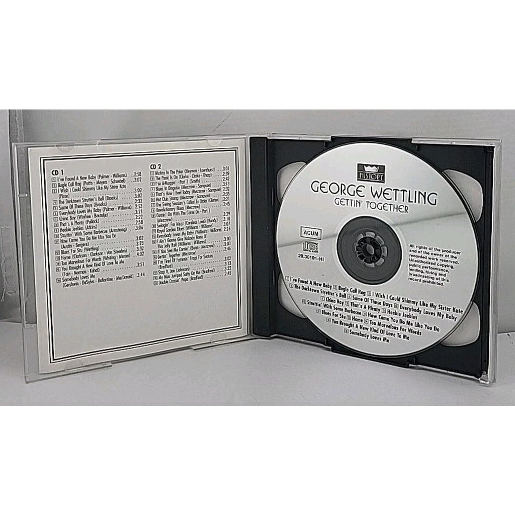 Gettin' Together By George Wettling & Mezz Mezzerow 2 CD Set