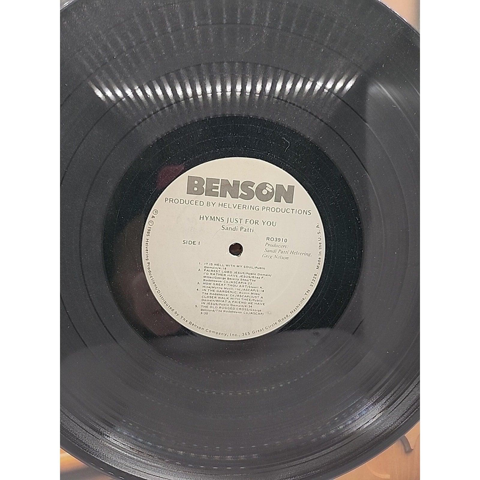 Sandi Patti Hymns Just For You (Record)