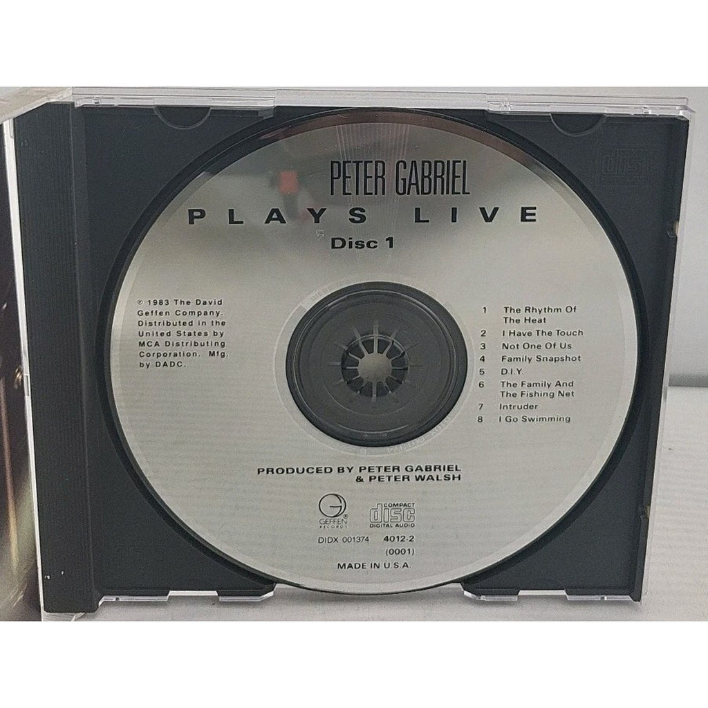 Plays Live by Peter Gabriel (CD, Jun-1983, Geffen) Disc 1