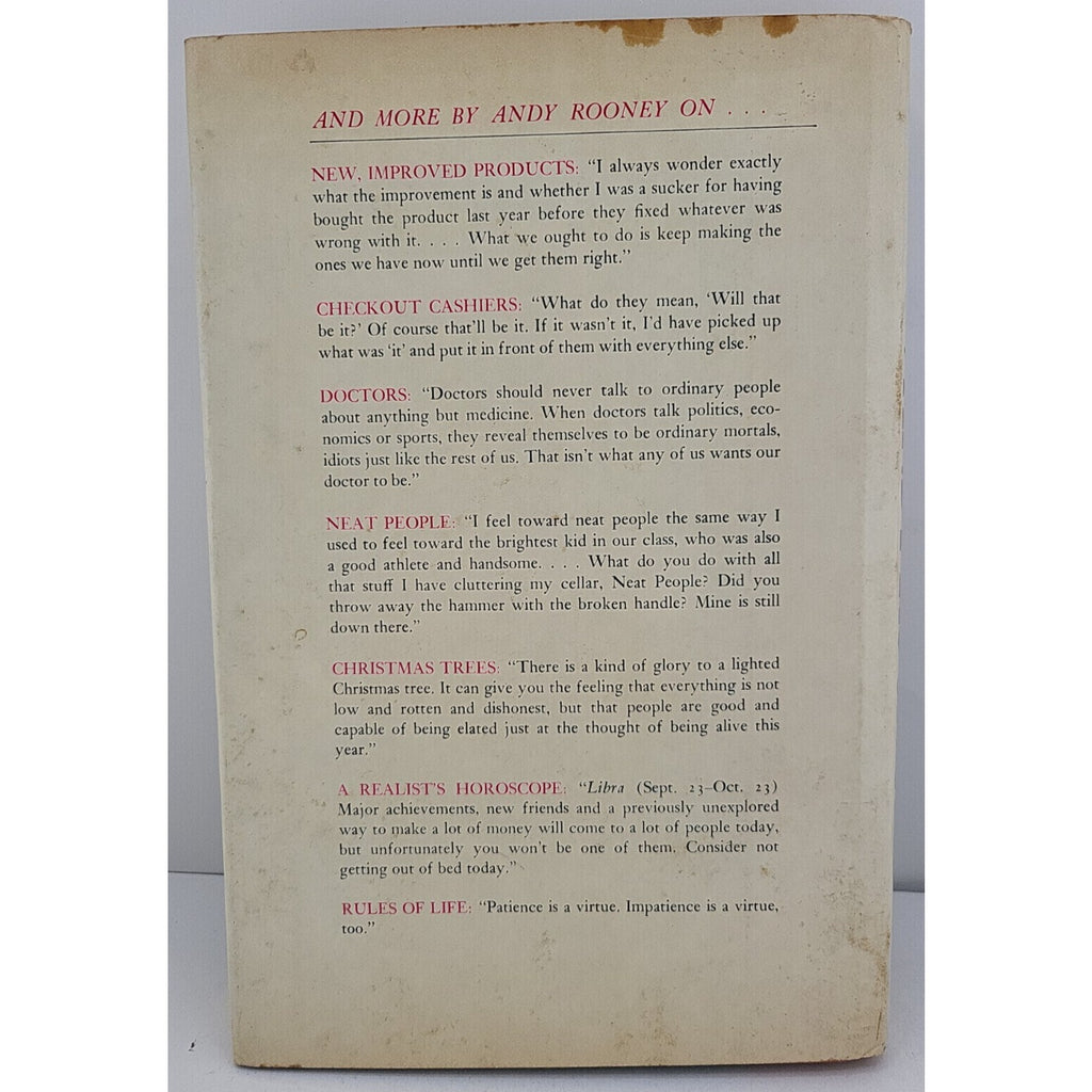 And More by Andy Rooney - Hardcover By Rooney -