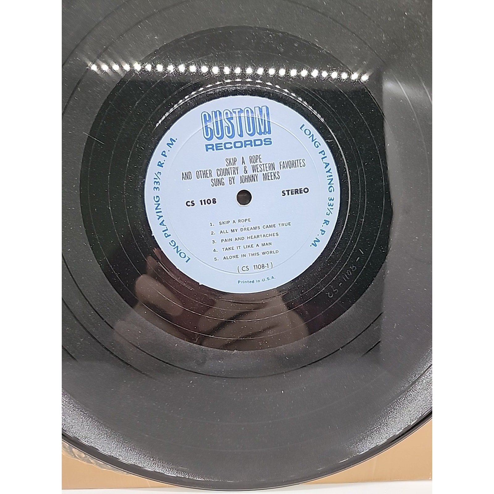 Johnny Meeks Sings "Skip A Rope" And Other Country & Western Favorites (Record)