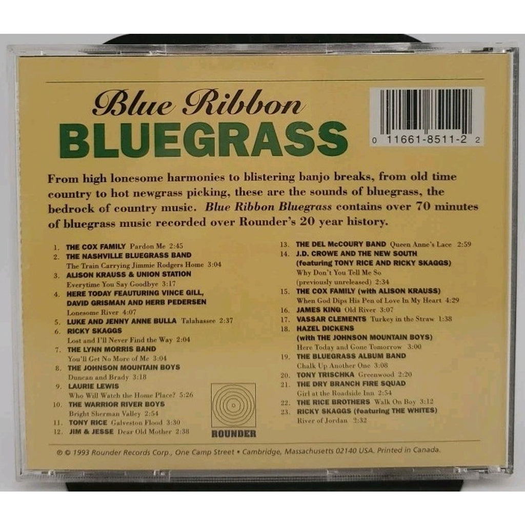 Blue Ribbon Bluegrass by Various (CD, 1993)