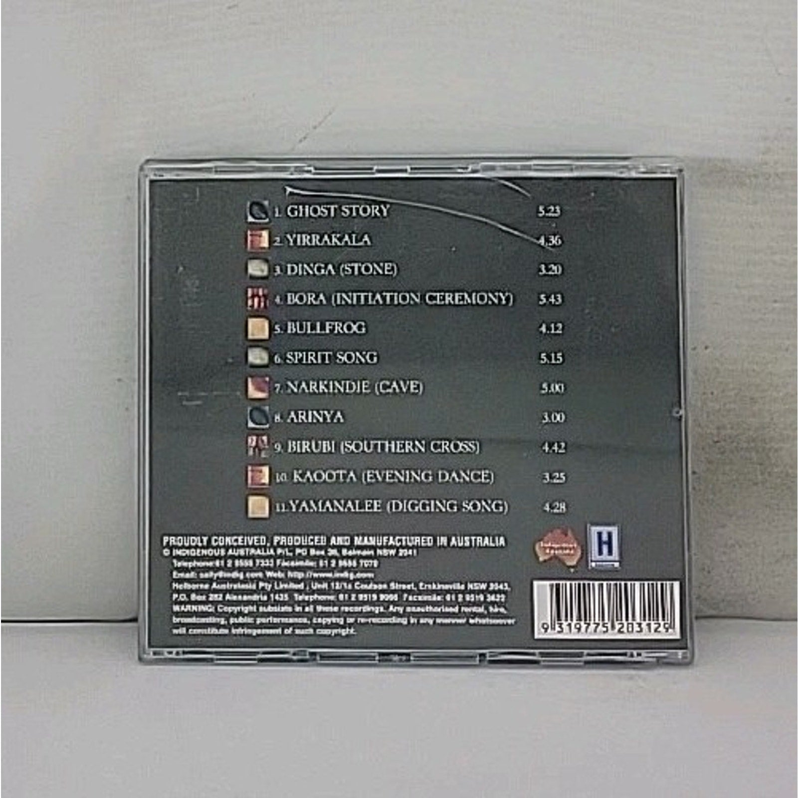 Wirrimbah by Ash Dargan (CD, 1998)