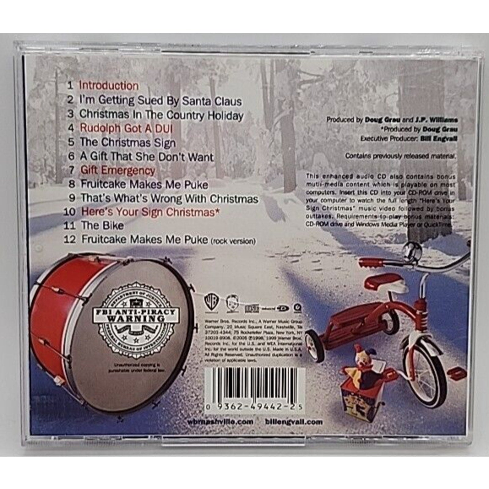 Here's Your Christmas Album by Bill Engvall (CD, Sep-2005, Warner Bros.)