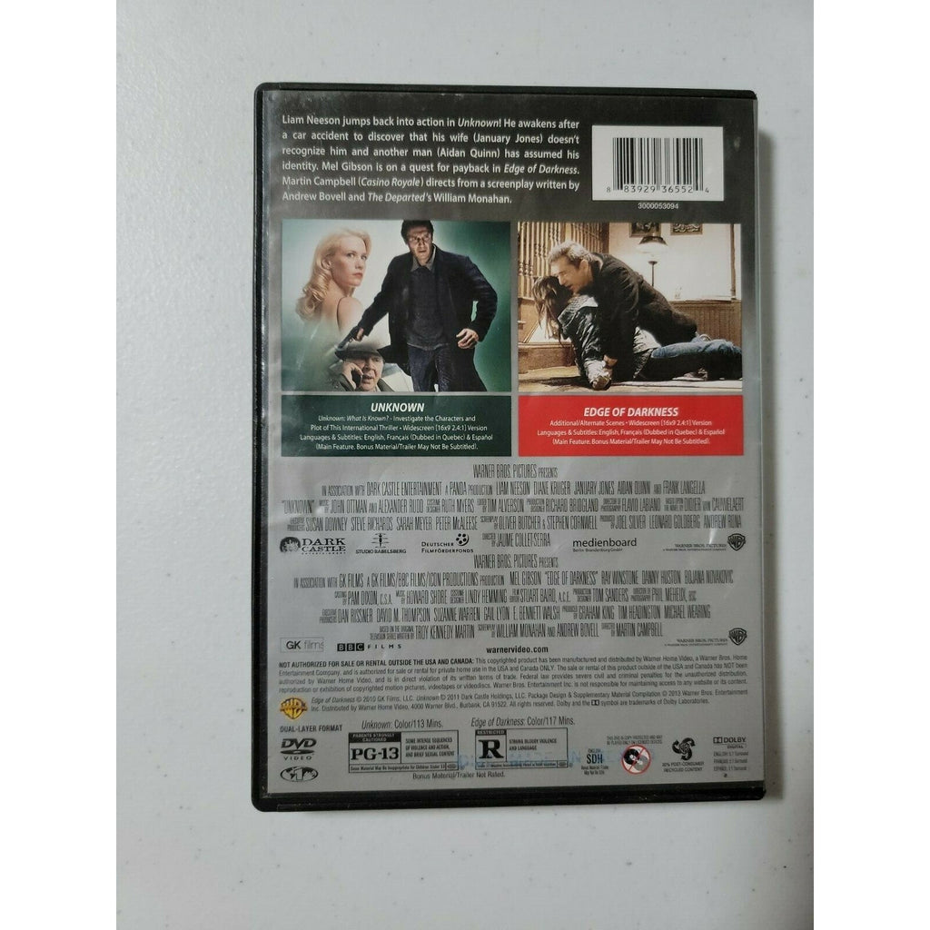 Unknown & Edge of Darkness - Double Feature (DVD)