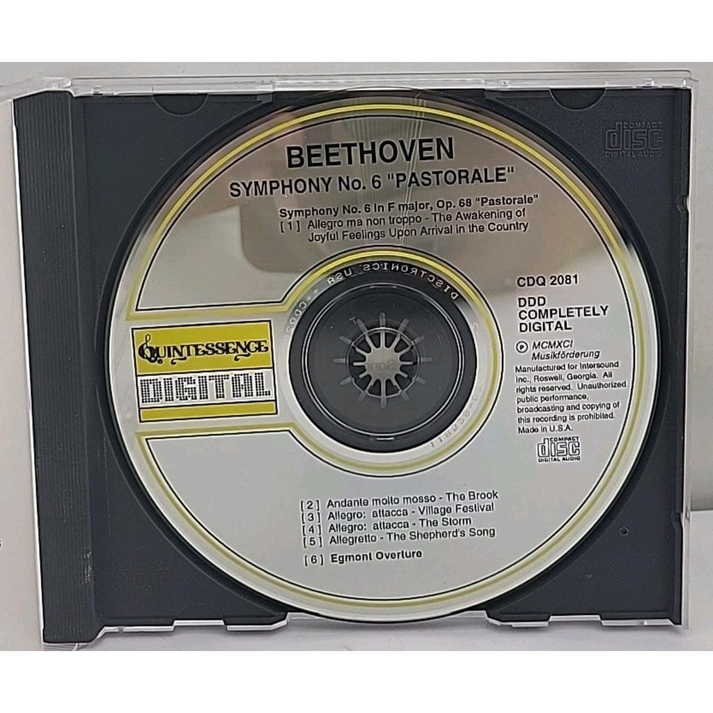 Symphony 6 Pastorale - Audio CD By Beethoven