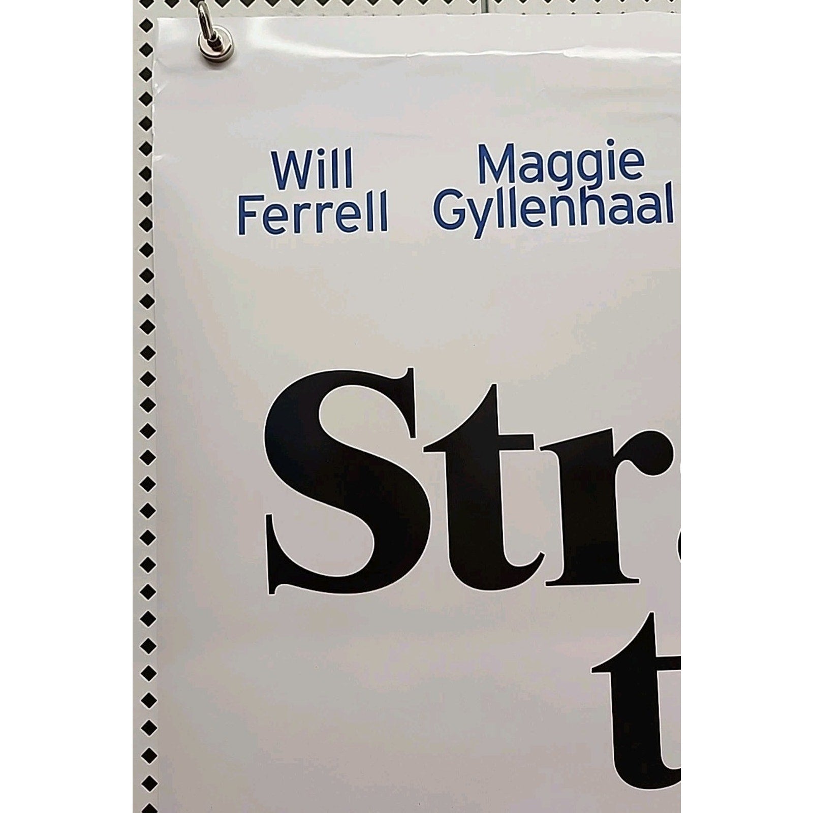 Stranger Than Fiction Movie Poster Original DS 27x40 Advance Style Will Ferrell