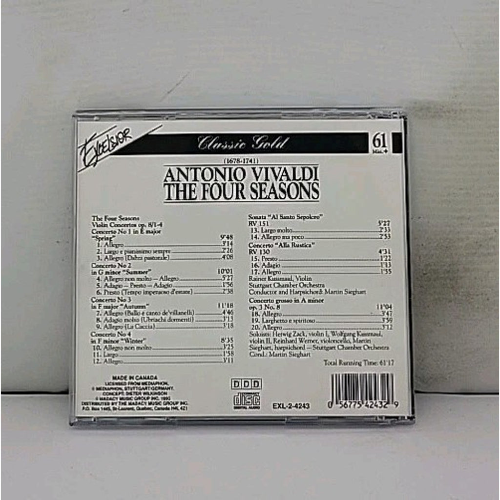 Antonio Vivaldi The Four Seasons Excelsior Classic Gold CD 5056