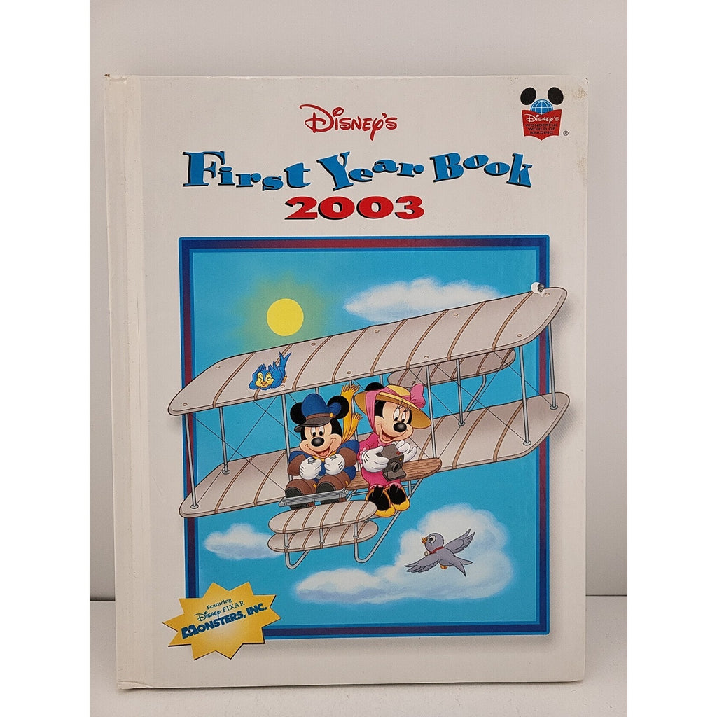 Disney First Year Book 2003 Mickey Mouse Minnie Monsters Inc Sleeping Beauty