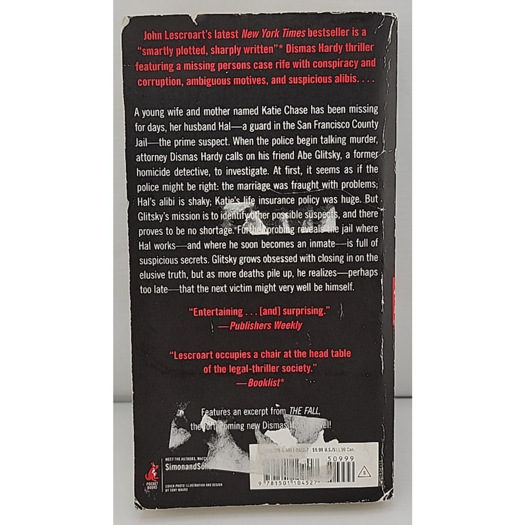 Keeper : A Novel by John Lescroart (2015, Us-Tall Rack Paperback)