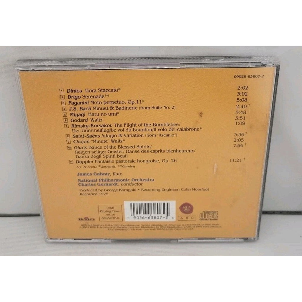 The Legendary James Galway: Man With the Golden Flute by James Galway (CD)